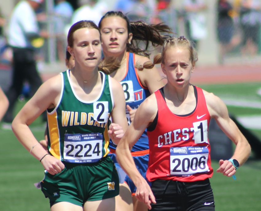  Class B Girls Track and Field Leaders - Chester's Emery Larson cranking out top Class B times in distance events