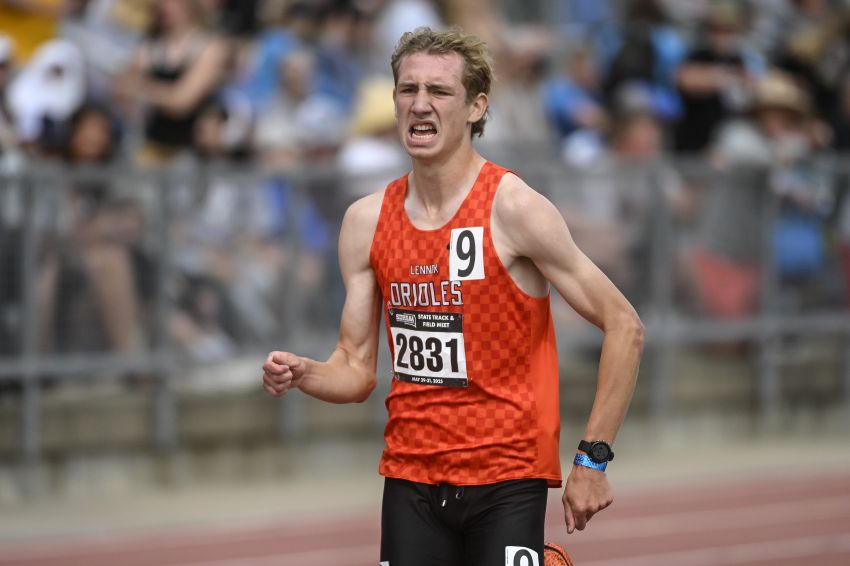 Sioux Falls Christian girls, Lennox boys take top spots in Class A standings after Day 2 of state track