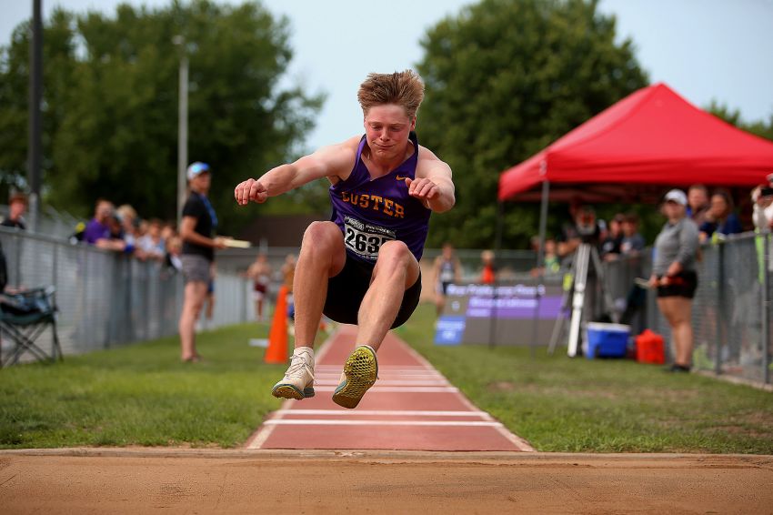 Custer's Kincade Lehman takes second straight Class A boys triple jump championship