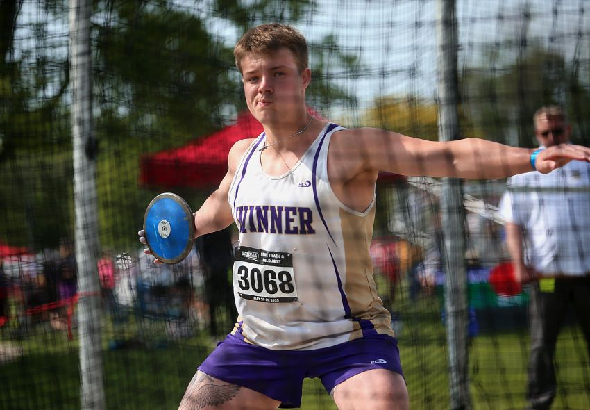Class A Boys Track and Field Leaders - Winner’s Jaxon Day sits atop discus standings with top-10 all-time throw 