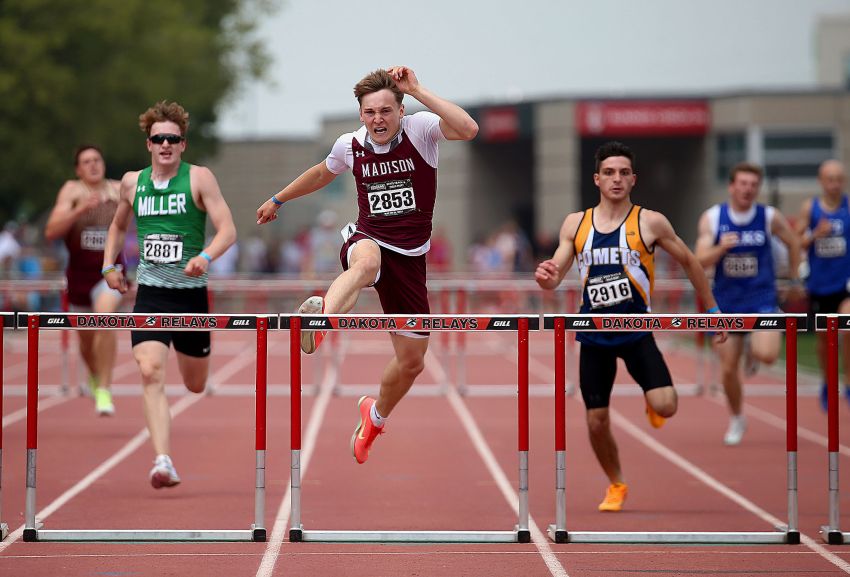 Class A Boys Track and Field Leaders - Madison’s Shane Veenhof leads both hurdle events