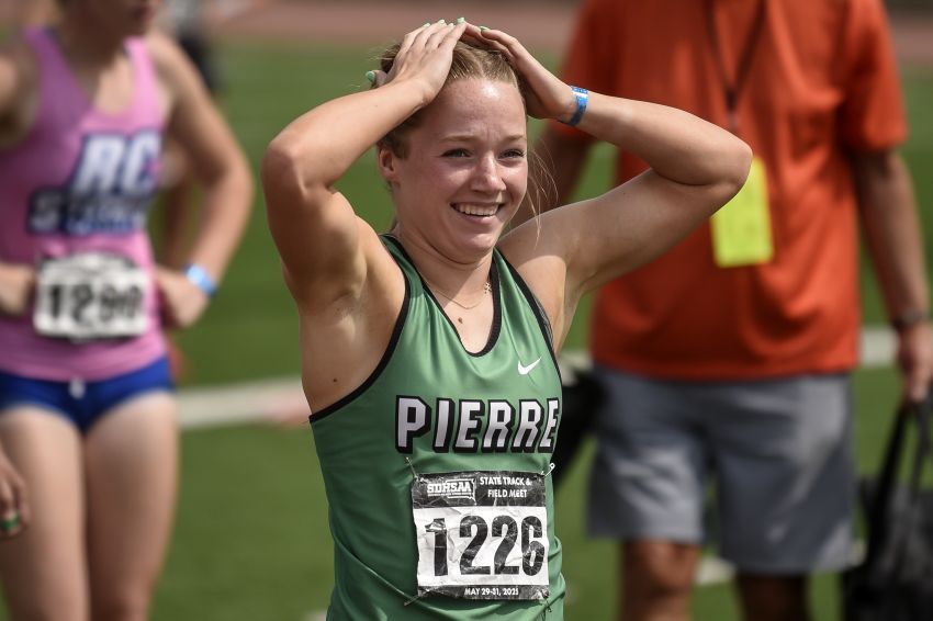 Kali Ringstmeyer puts exclamation point on Pierre track career with three first-place finishes 