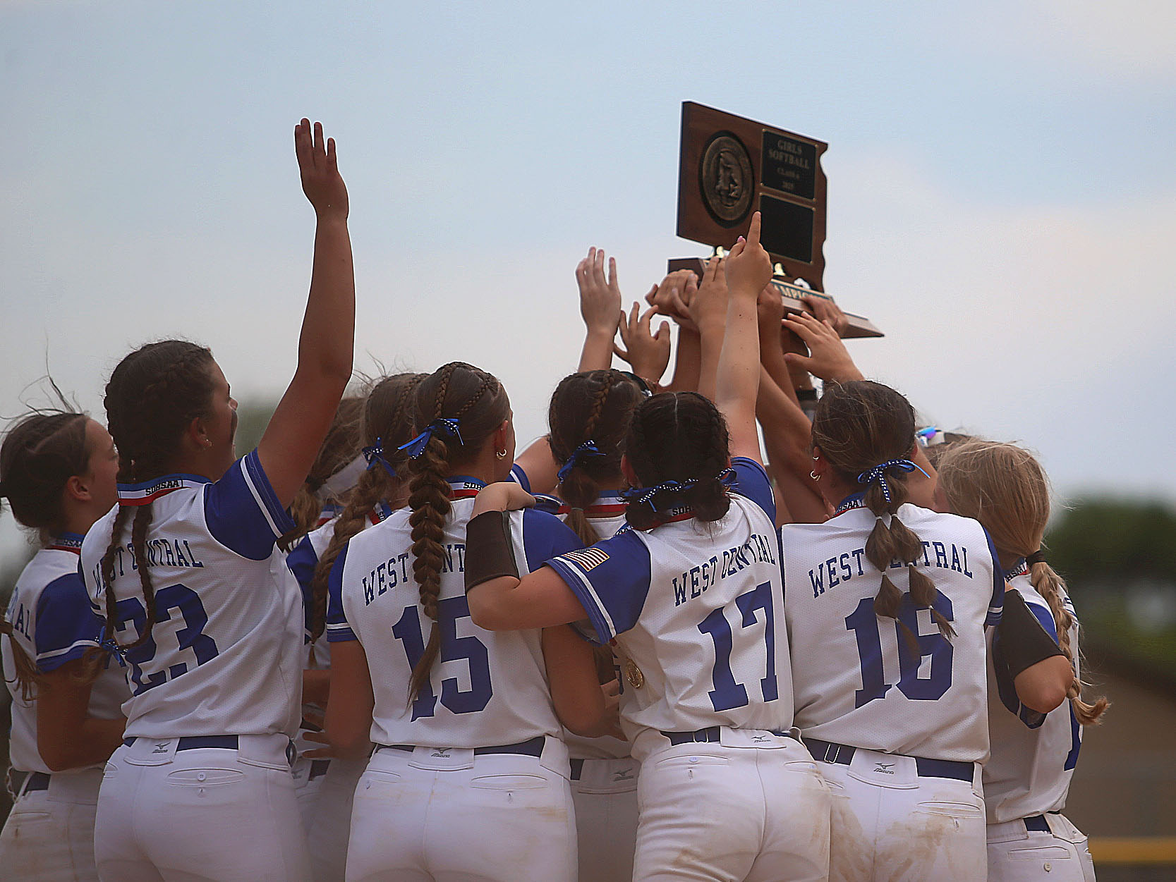 PHOTO GALLERY: State A softball championship - Tri-Valley vs West Central 
