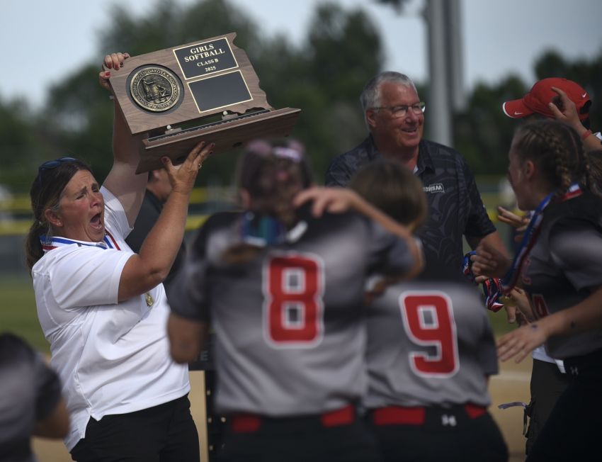 ‘Three years in the making’ - Deuel Cardinals captures first-ever Class B softball state championship 