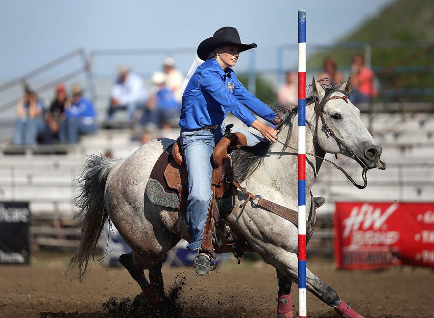 Wall's Piper Cordes highlights South Dakota performers at Wednesday's National High School Finals Rodeo 