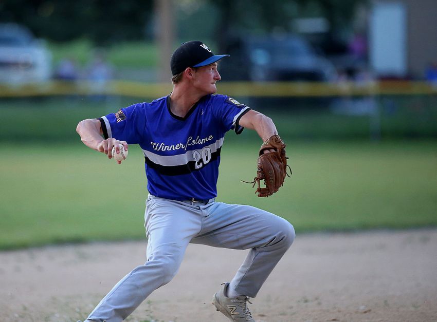 July 2 Legion Baseball Roundup - Winner/Colome uses eight-run inning to fuel win over Gregory 