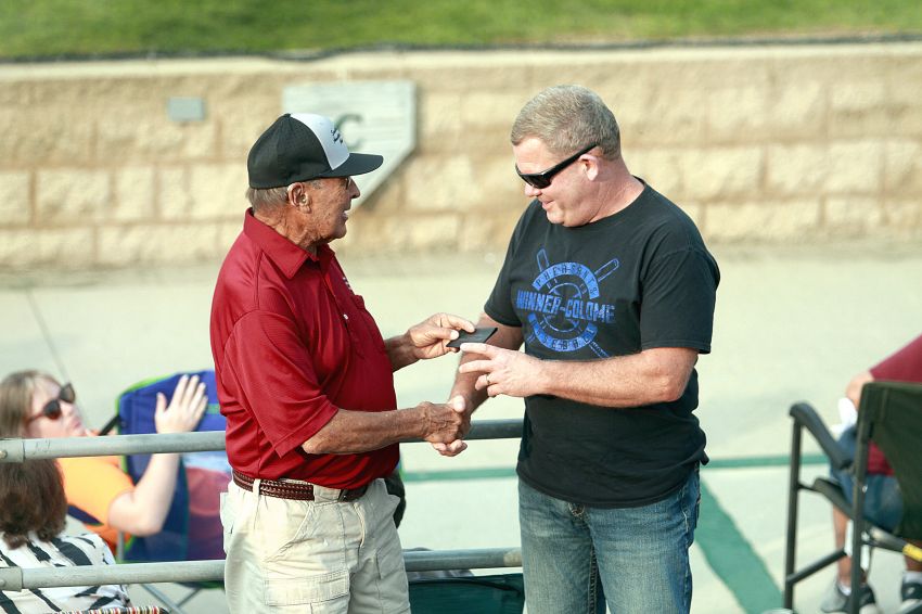 John Calhoon, a Winner baseball supporter, receives lifetime pass at amateur tourney 