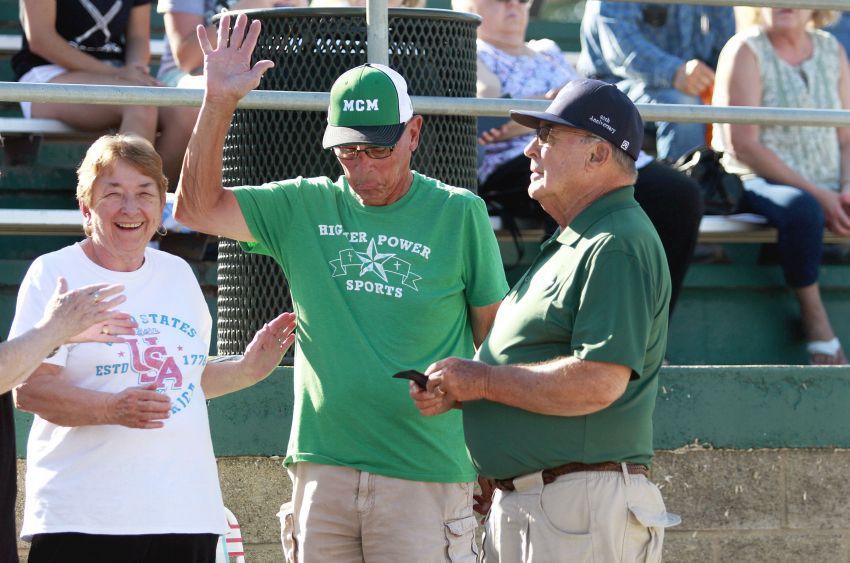 Salem's Gene Danielson, a long-time umpire, receives lifetime pass at amateur baseball tourney 