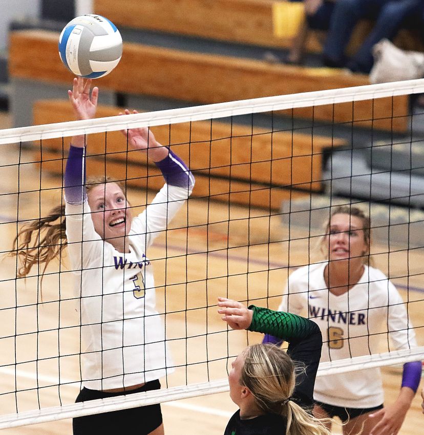 Four Winner Warriors selected to Big Dakota all-conference volleyball team 