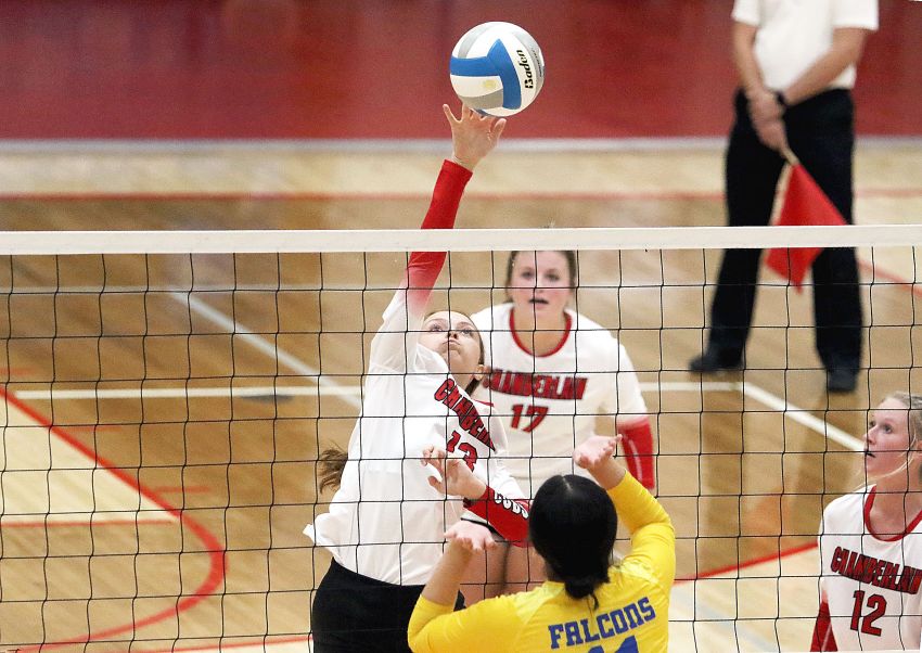 Sept. 13 Volleyball Roundup - Chamberlain sweeps Todd County in straight sets 