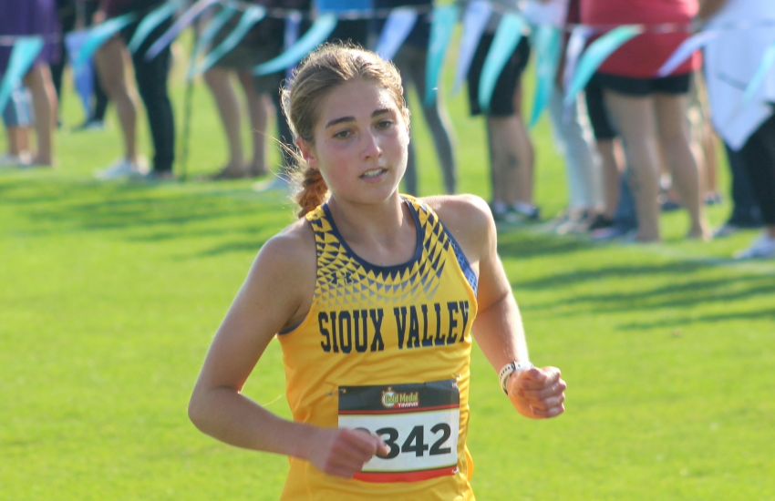 Sioux Valley distance runner Isabelle Bloker commits to the University of New Mexico 