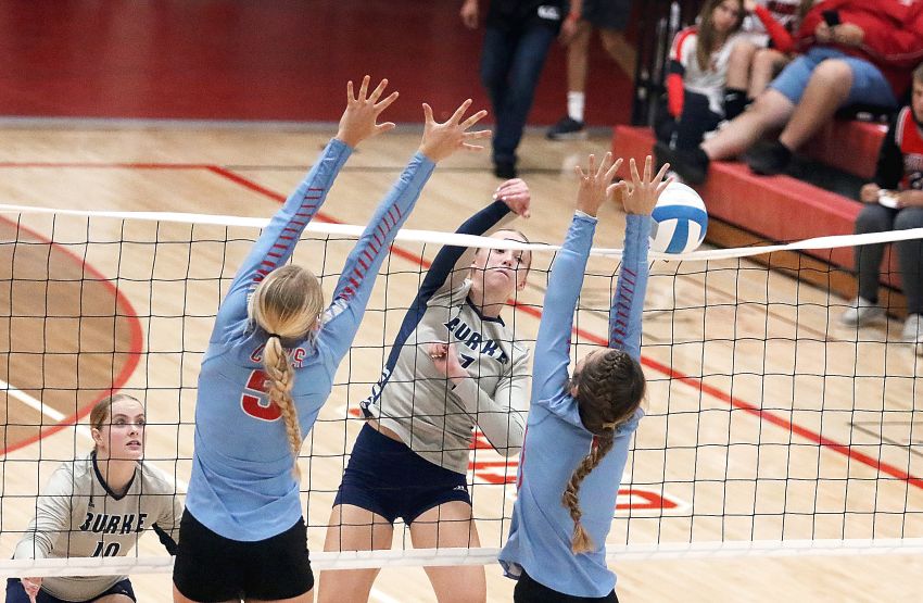 Burke's Kailee Frank powering Cougars during special volleyball season 