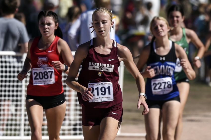 Harrisburg girls win Rapid City Invitational cross-country meet 