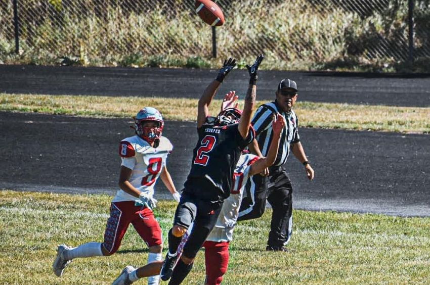 Pine Ridge's Domonic Ghost Bear playing the game to open doors for other Native American athletes