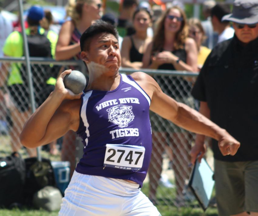 White River shot putter Ethan Watson is one to watch in 2024