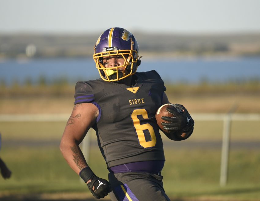Nate Middletent plays a ‘physical brand of football’ for the Lower Brule Sioux 