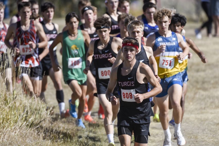 Sturgis senior Ty Petrocco outduels quality field to win Sturgis cross-country meet