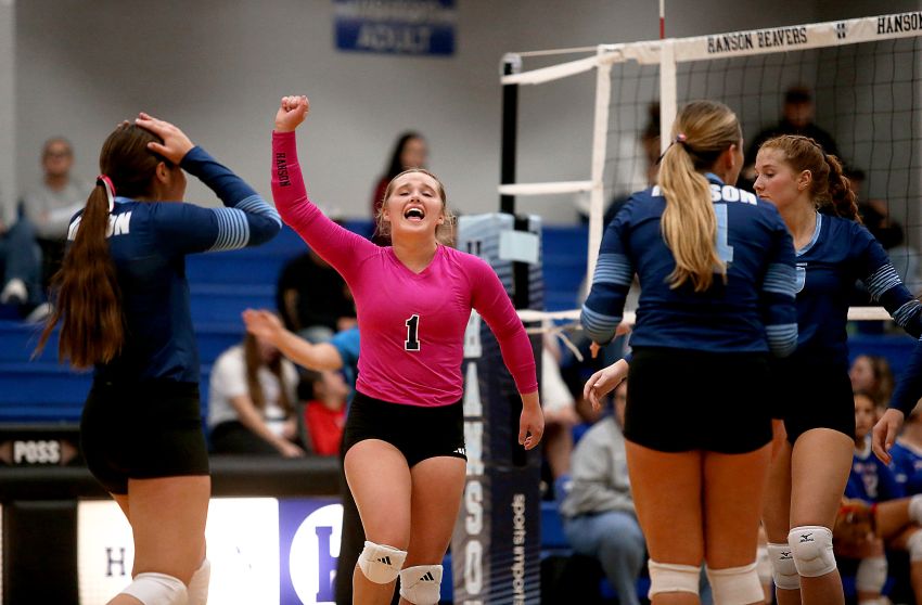 Oct. 7 Volleyball Roundup - Hanson tops Parker/Marion in four sets 
