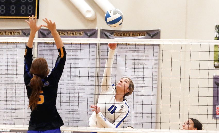 Oct. 14 Volleyball Roundup - Andes Central/Dakota Christian, Bridgewater-Emery face off in Thunder Nation Tournament