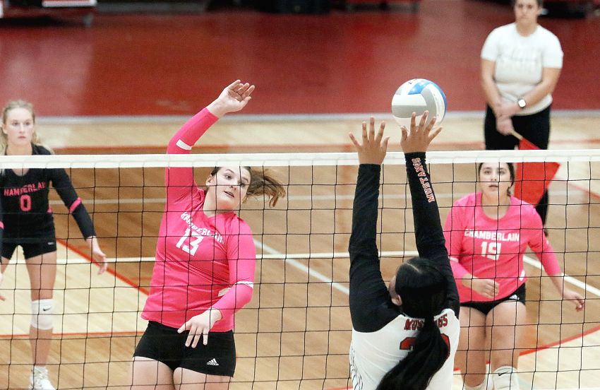 Oct. 17 Volleyball Roundup - Chamberlain collects wins over McLaughlin, Cheyenne-Eagle Butte at home triangular 
