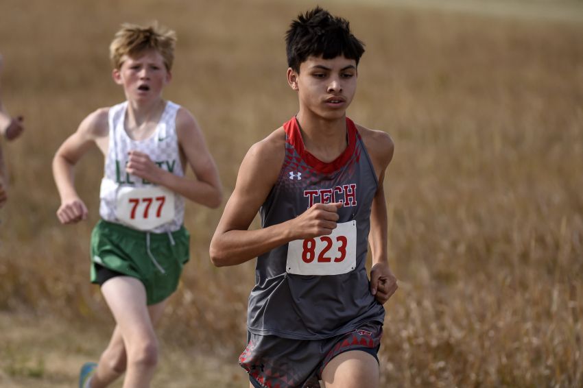 History maker Rylan Cuny is Lakota Tech's first-ever male state cross-country participant