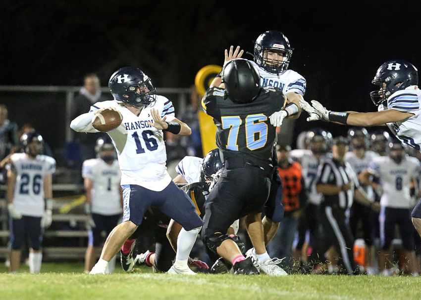 Oct. 24 Football Roundup - Hanson outlasts Thunderhawks in Class 9AA playoffs 