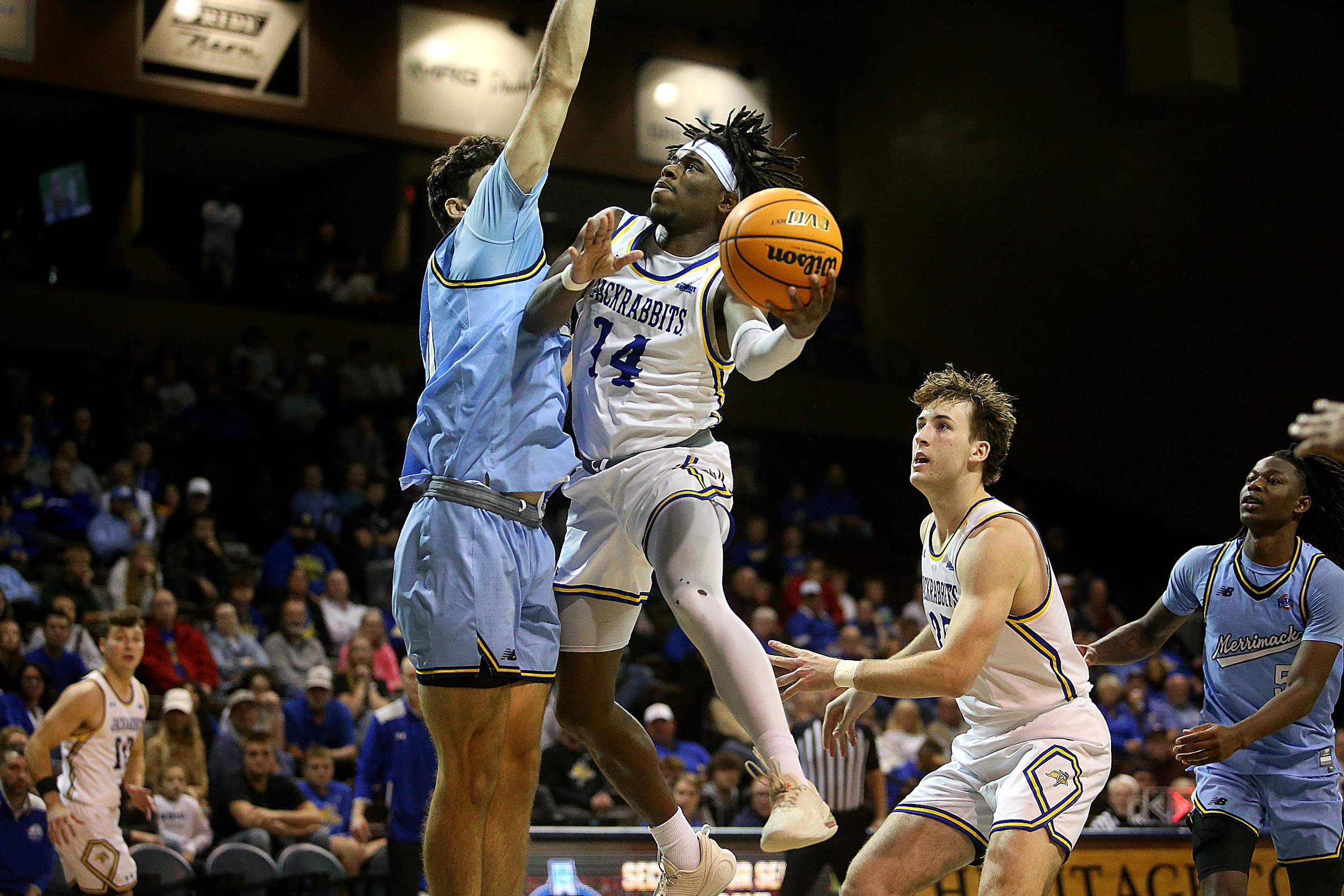 PHOTO GALLERY: College Basketball - Field of 68 Opening Day Marathon - SDSU vs. Merrimack  