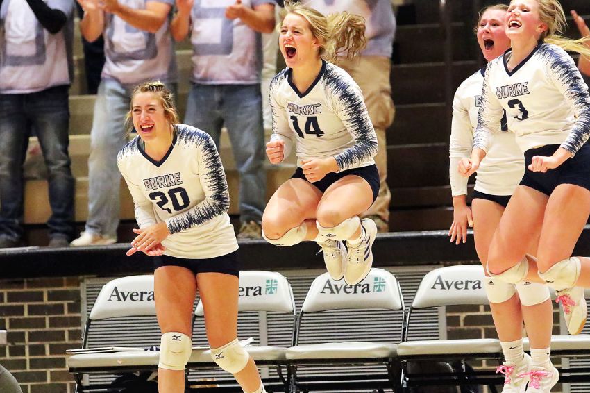 Nov. 9 South Dakota SoDak16 volleyball roundup: Burke gets the upset win over Wolsey-Wessington to advance to Class B tourney 