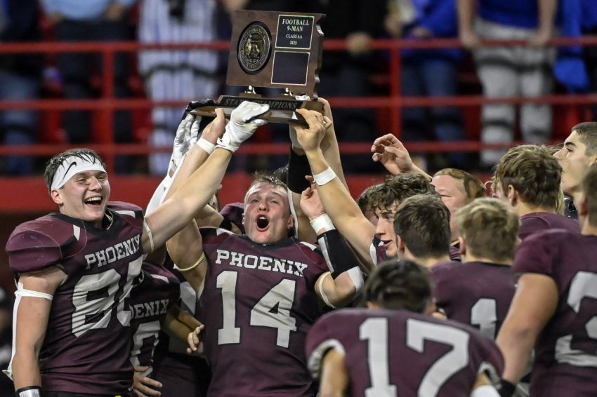 Freeman/Marion/Freeman Academy Phoenix polishes off undefeated season with Class 9AA state championship 