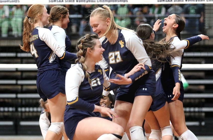 Rapid City Christian reaches first-ever state volleyball championship, faces Sioux Falls Christian in finals 