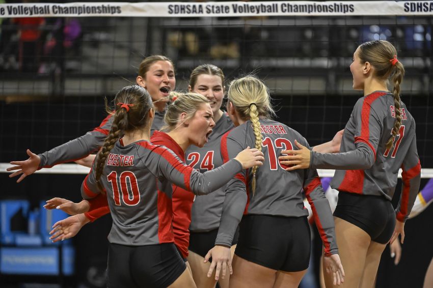Class B Volleyball Roundup - Chester earns sweep over Herreid/Selby Area in opening round, plays Bennett County in semifinals