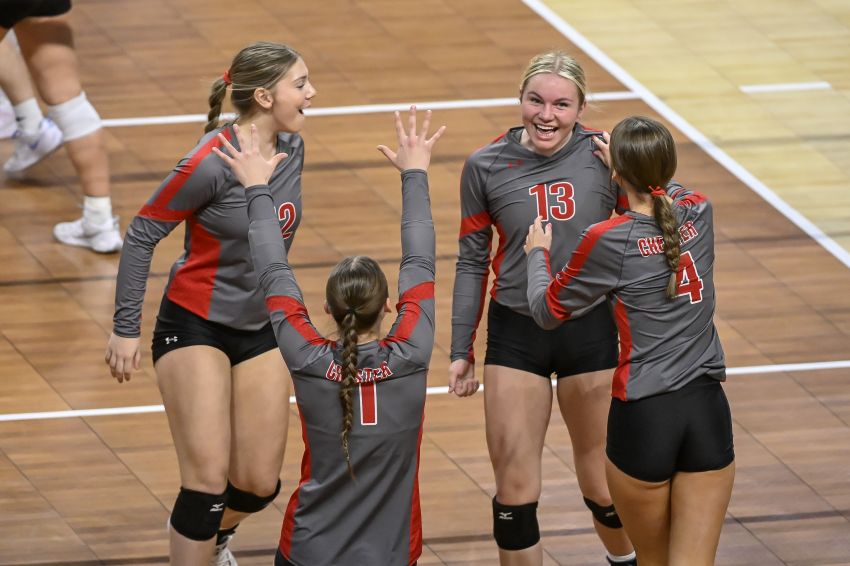 Chester’s Lily Van Hal closes out historic volleyball career with third state championship
