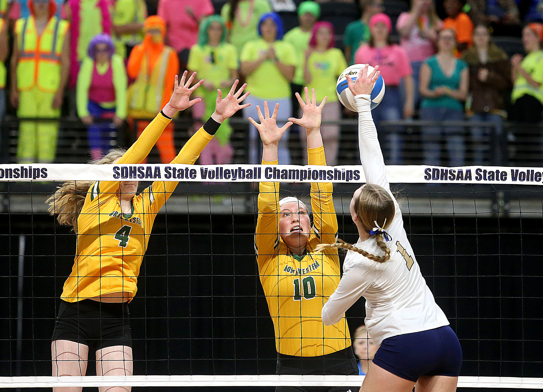 PHOTO GALLERY: State Volleyball - B -Northwestern vs Gayville-Volin 