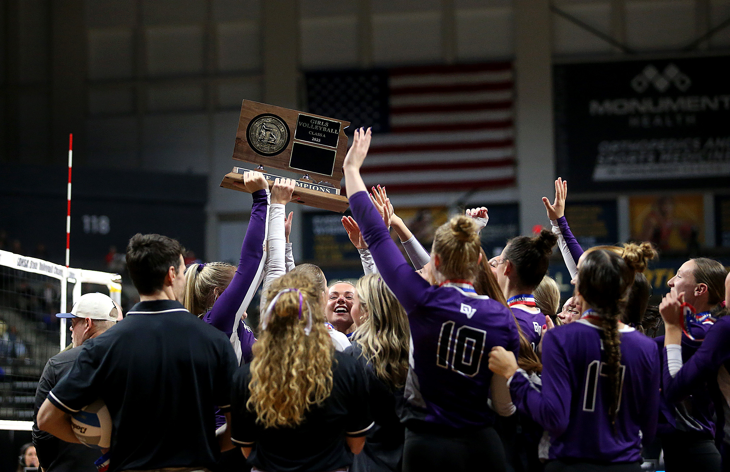 PHOTO GALLERY: Class A VB championship - Dell Rapids vs Dakota Valley 