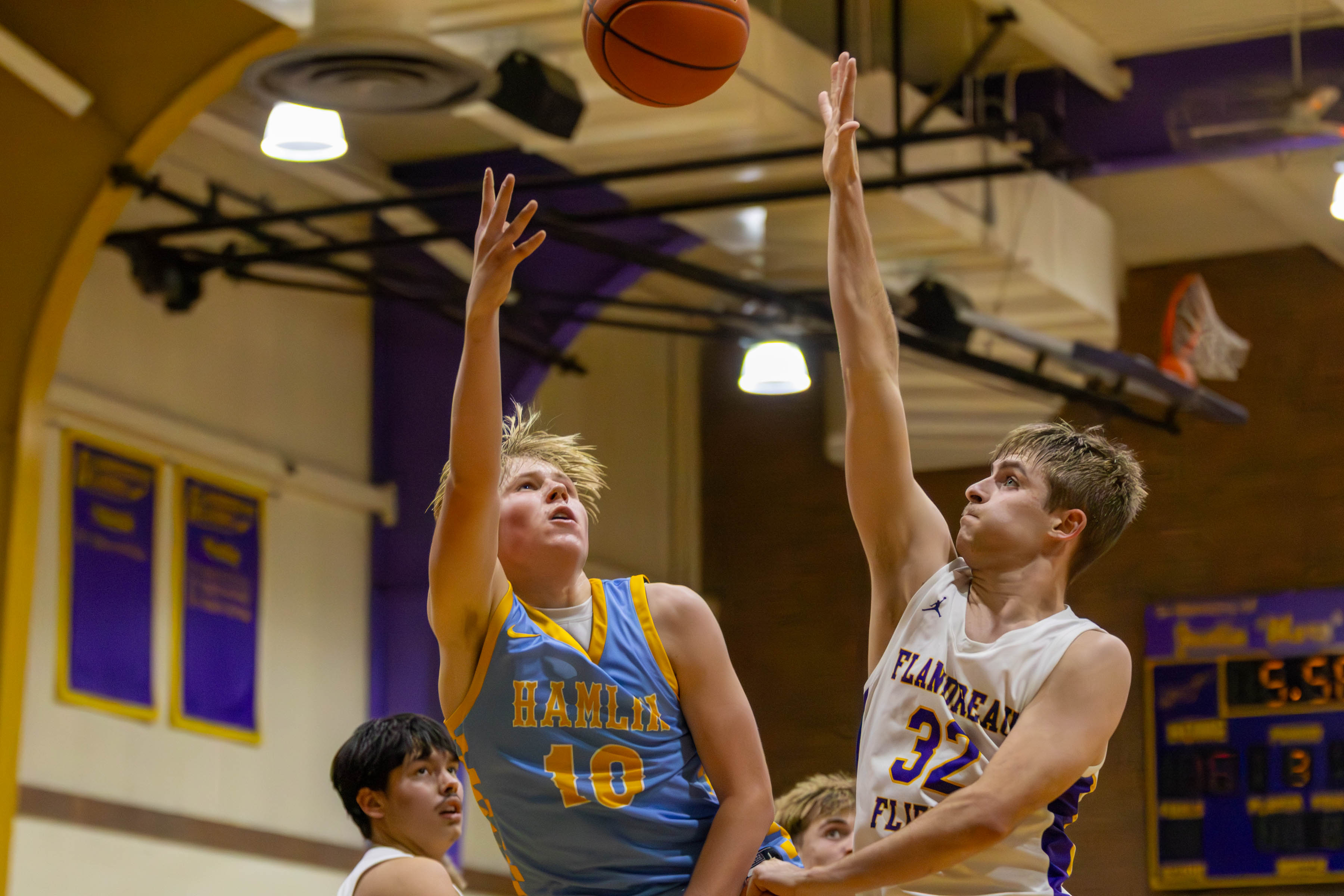 PHOTO GALLERY: Hamlin Chargers at Flandreau Fliers boys basketball