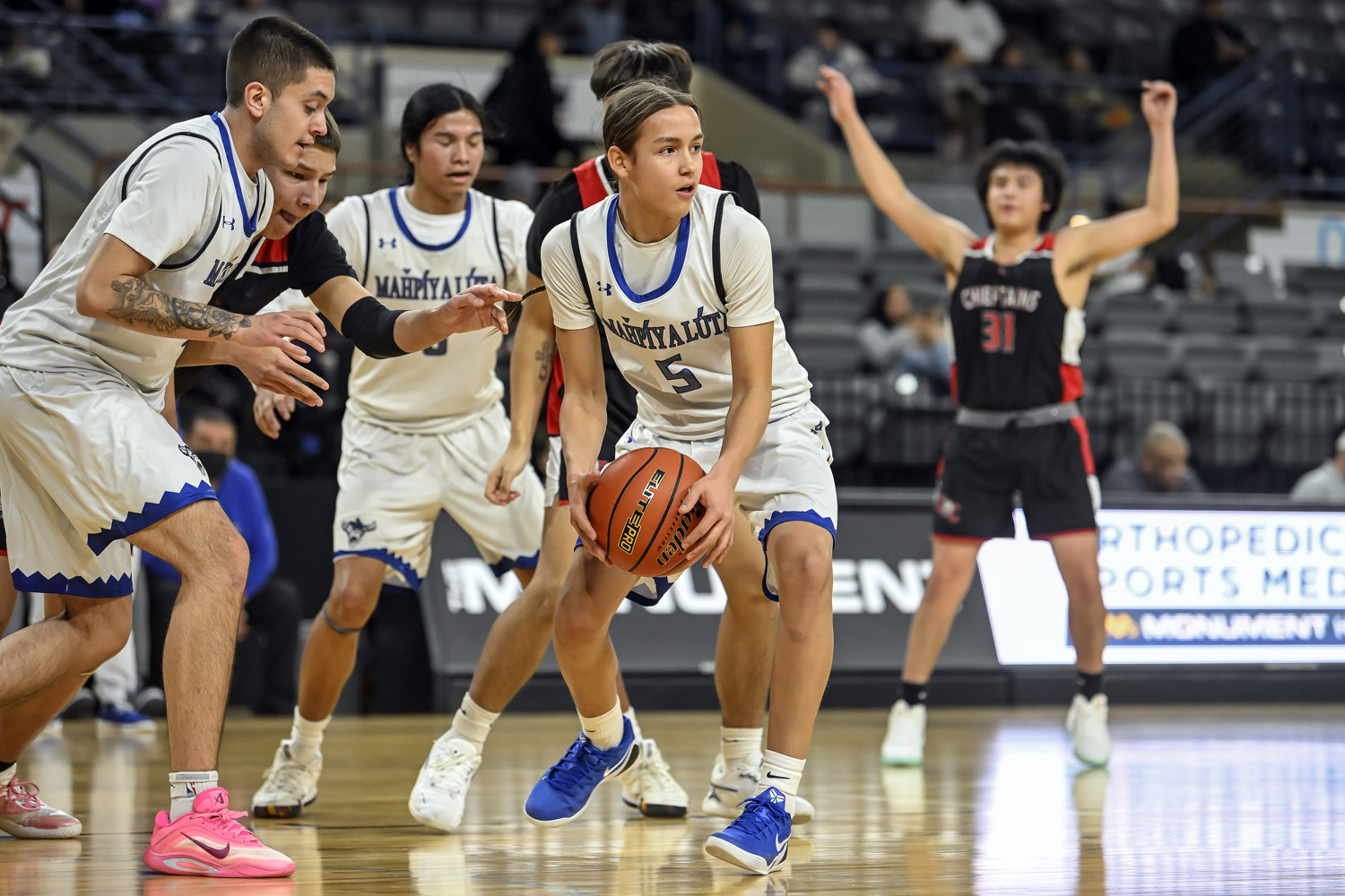 PHOTO GALLERY: LNI: Day one - Mahpiya Luta vs Crow Creek boys