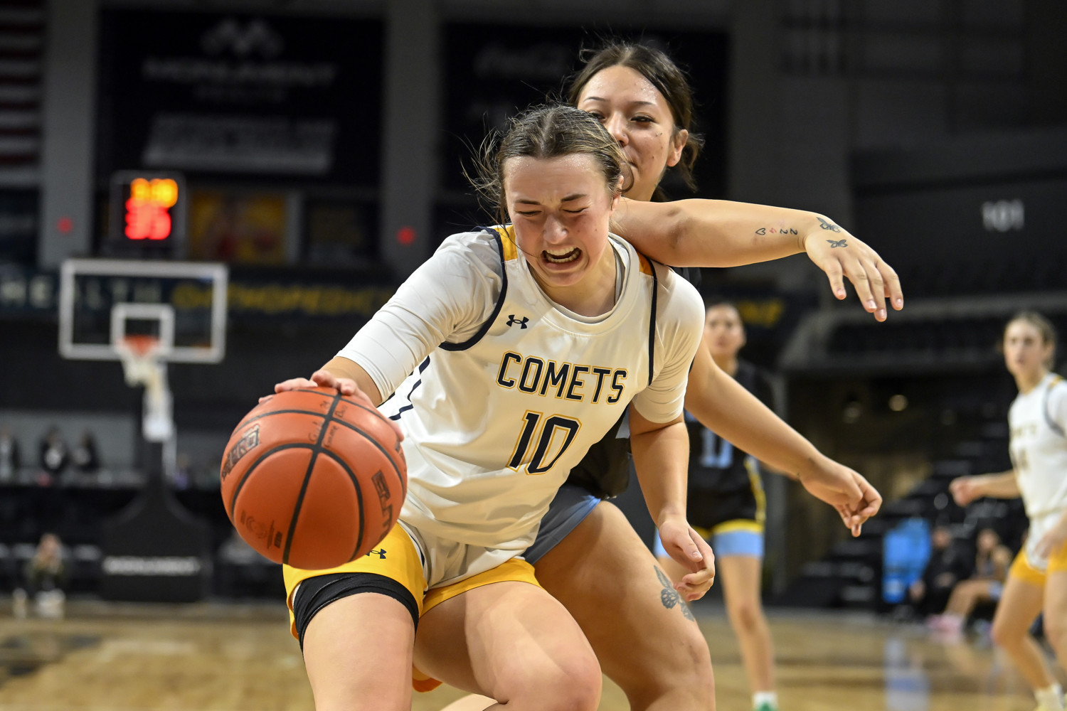 PHOTO GALLERY: LNI: Day one - Rapid City Christian vs Santee girls
