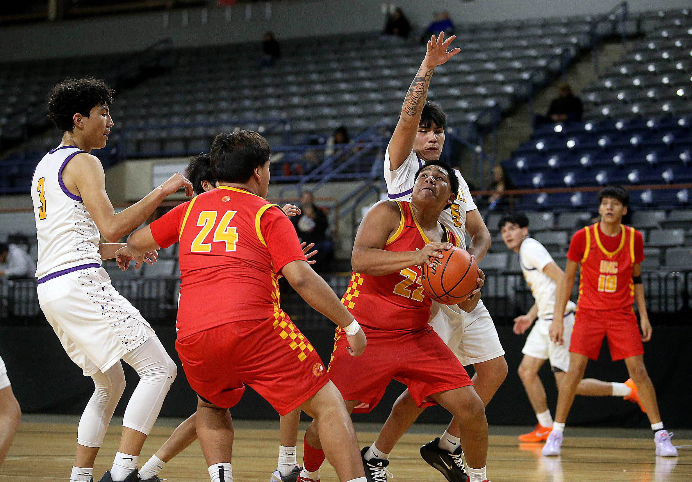 PHOTO GALLERY: Boys LNI Day 2 -  Lower Brule vs Omaha Nation 