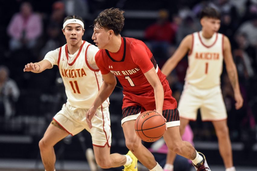 'He's the marvelous one' - Pine Ridge's Marvin Richard III sets Lakota Nation Invitational scoring record with 57-point outing 