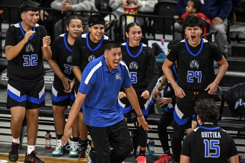 Dec. 20 Boys Lakota Nation Invitational Roundup - Marty outlasts Crazy Horse, wins He Sapa bracket title 
