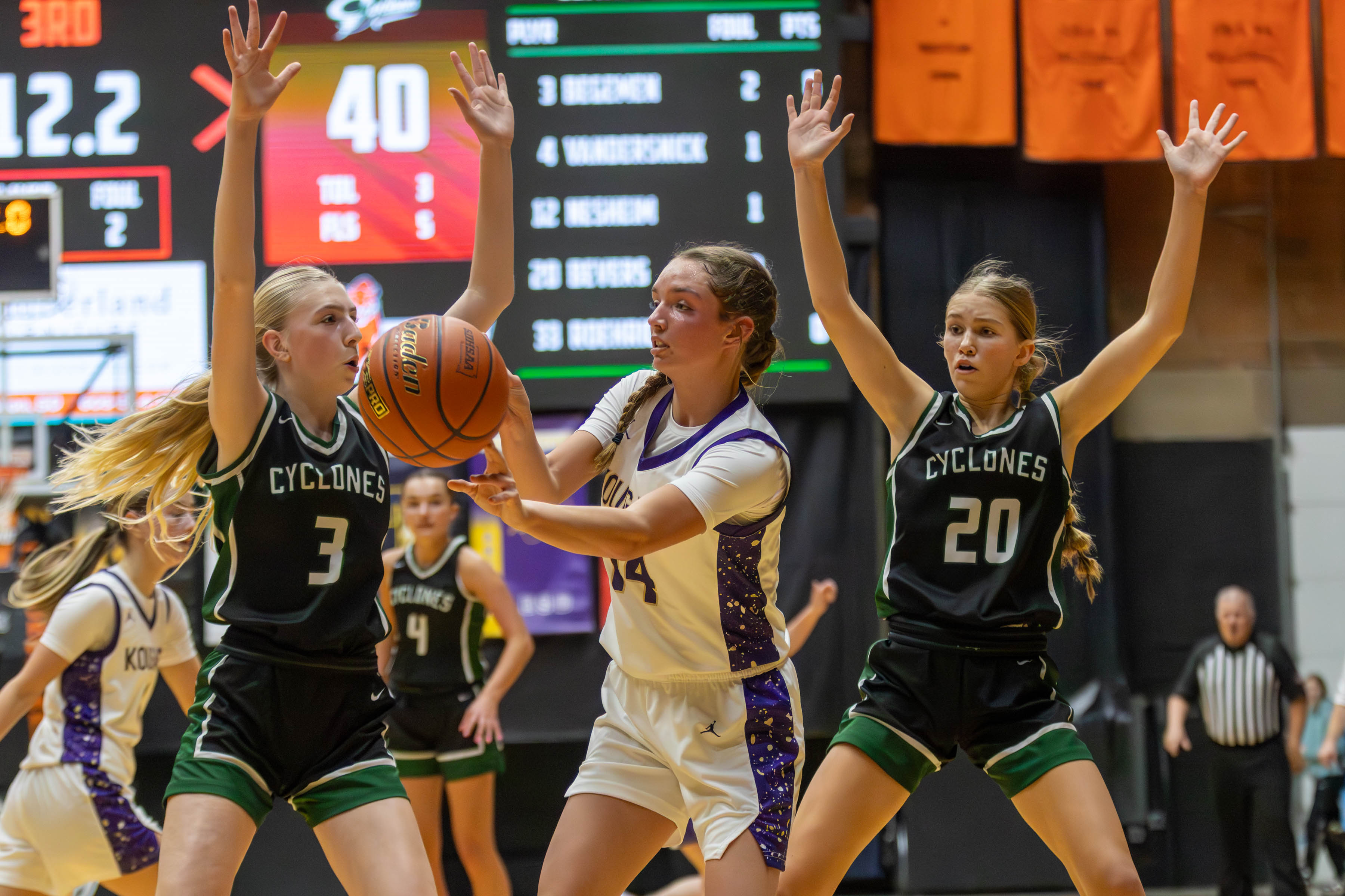 PHOTO GALLERY: Clark/Willow Lake Cyclones vs Kadoka Area Kougars girls basketball at Huron Holiday Classic
