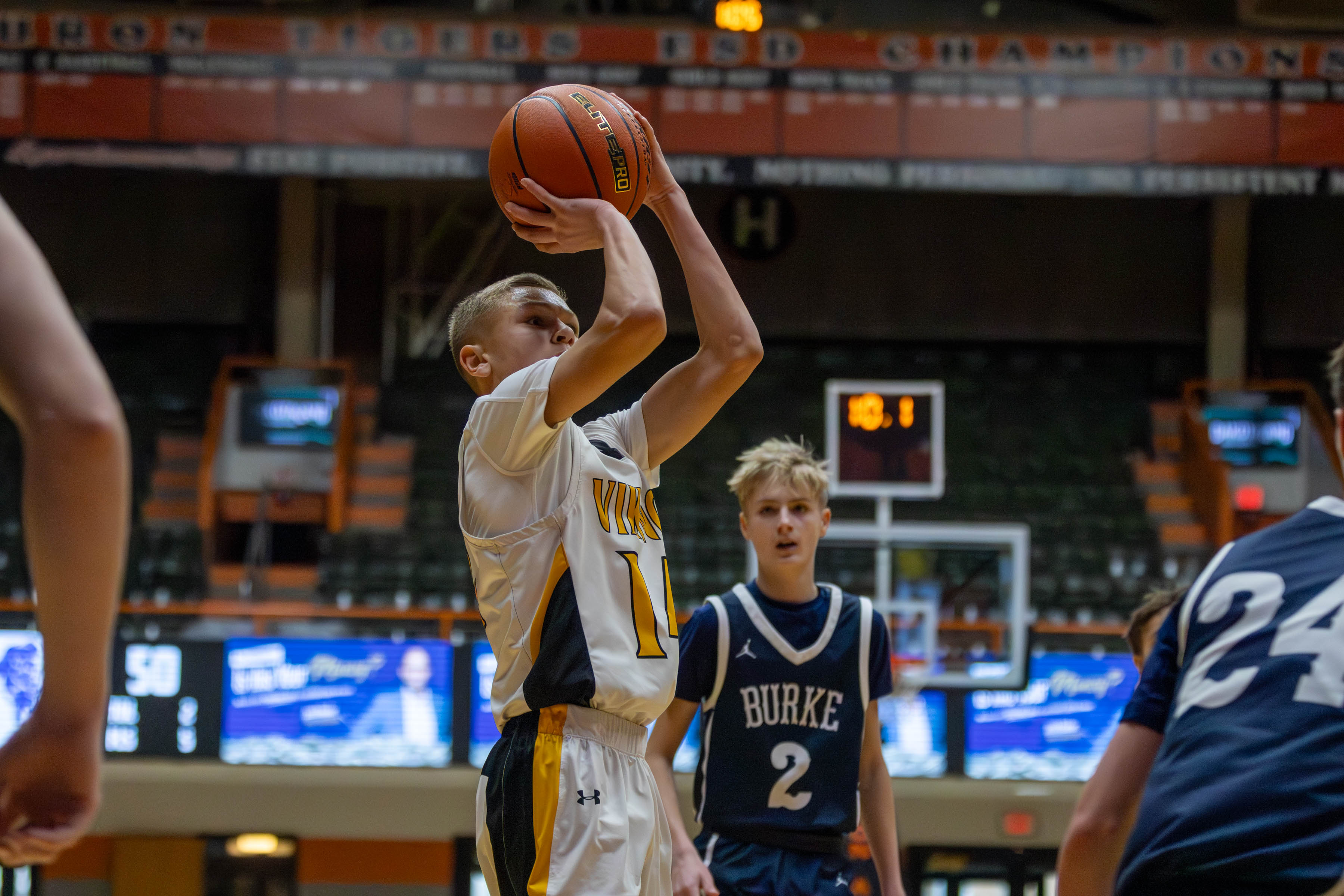 PHOTO GALLERY: James Valley Christian Vikings vs Burke Cougars boys basketball at Huron Holiday Classic