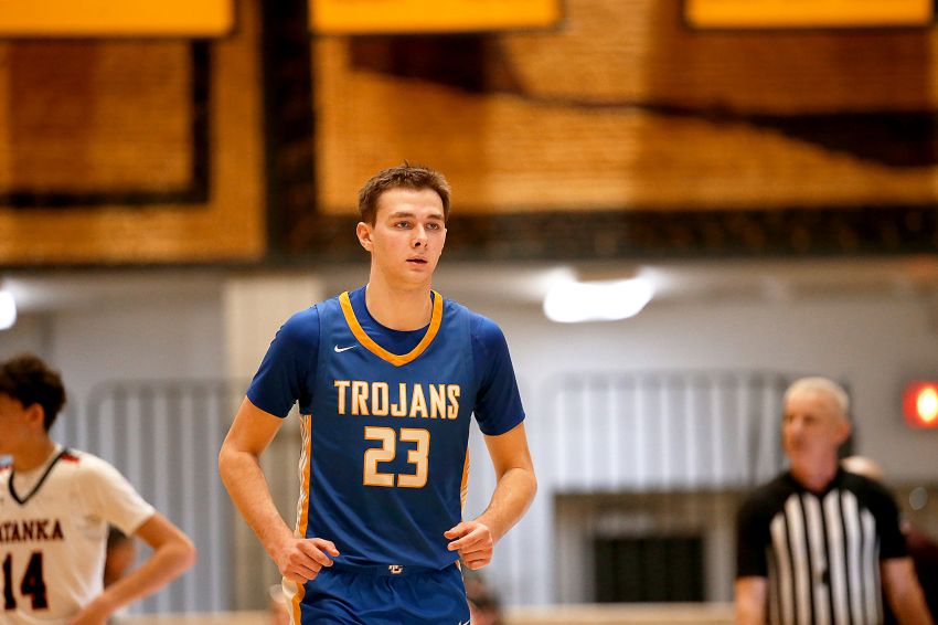 Will Kuhl, a 6-foot-10 center, bolstering West Central’s hopes for a championship run 