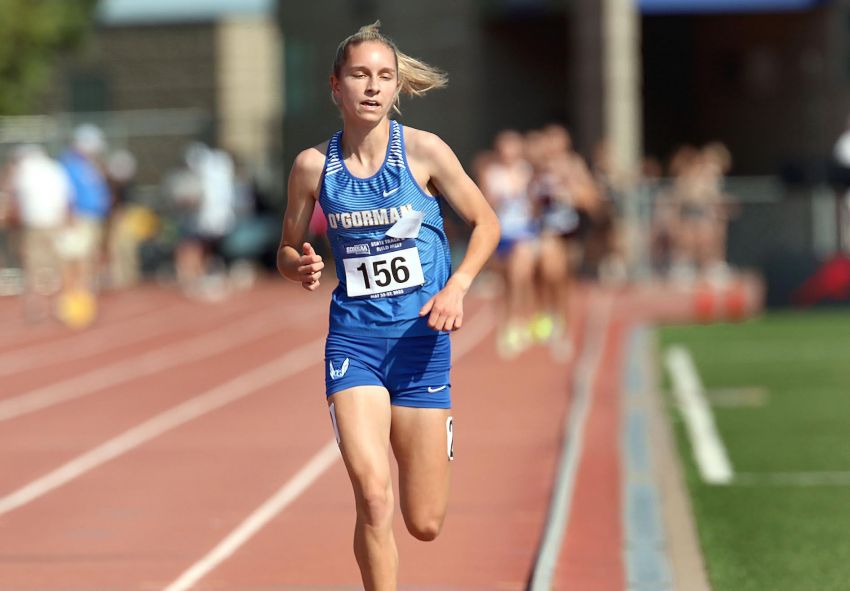 Oâ€™Gorman track teams surge into the lead at AA state track and field meet