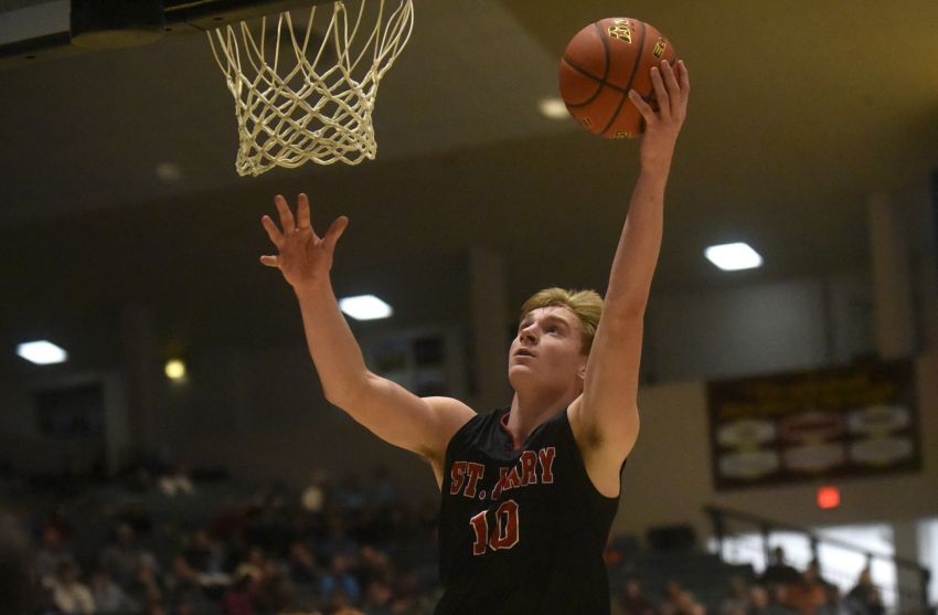 Feb. 15 Boys Basketball Roundup - Maverick LeBrun, Trevon Beckman power No. 3 Dell Rapids St. Mary past Freeman 