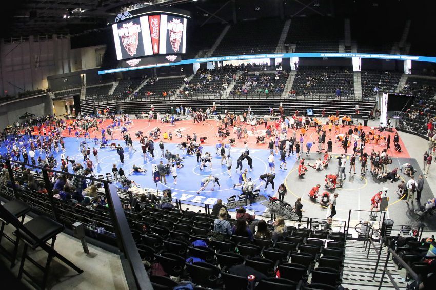 Team depth powers Spartan girls to wrestling title at Spearfish Invitational