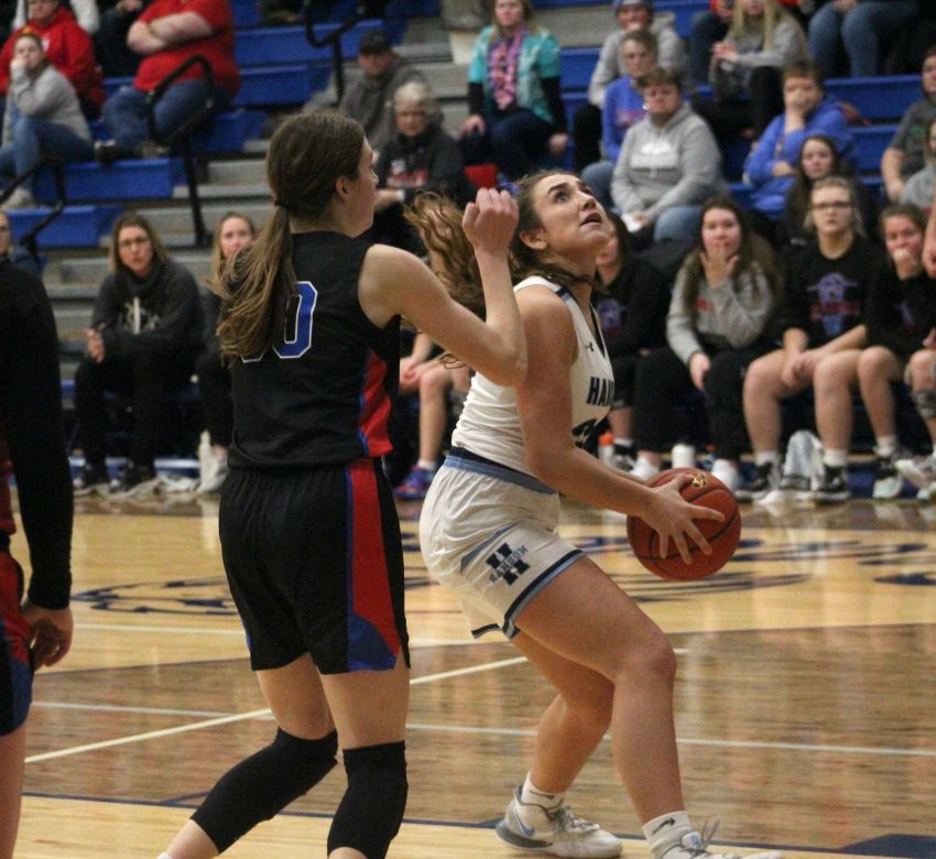 Feb. 22 Basketball Roundup - Hanson advances past Sanborn Central/Woonsocket in girls region play