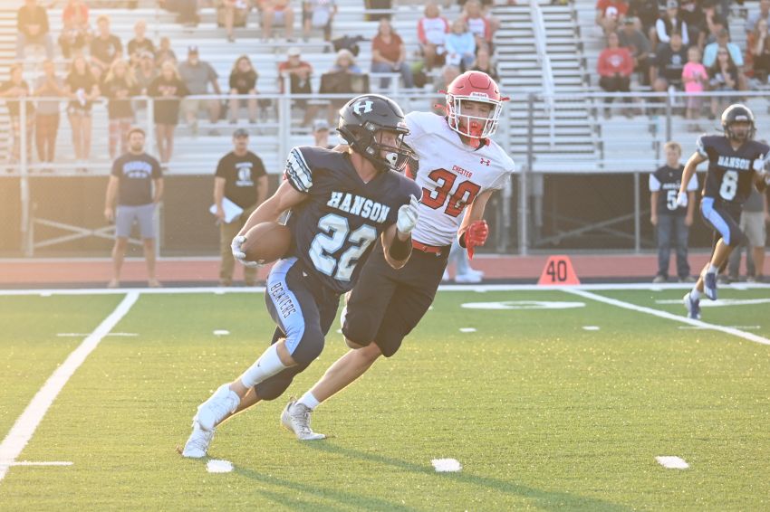 Hanson racks up 359 rushing yards in Thursday win vs. Chester 