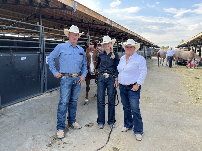Arina Haugen caps freshman season with All-Around Rookie Cowgirl title at National High School Finals Rodeo 