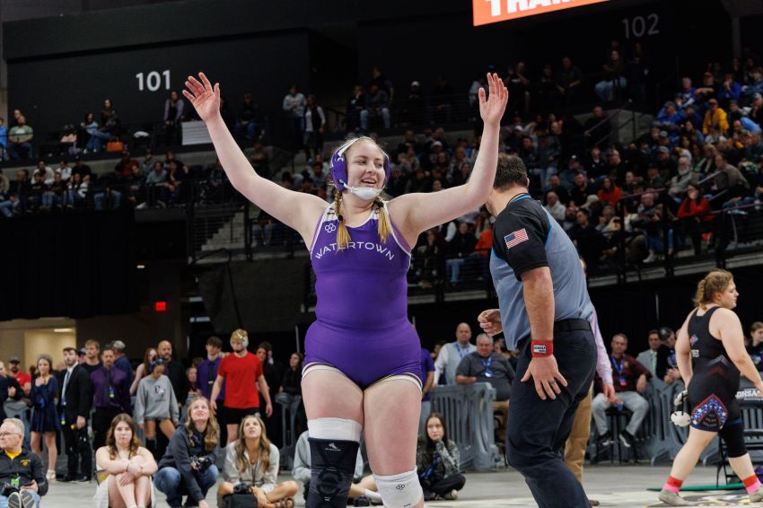 Girls Wrestling Rankings - Watertown’s Eden Hach holds No. 1 spot in 235-pound class, Arrows sit atop team standings